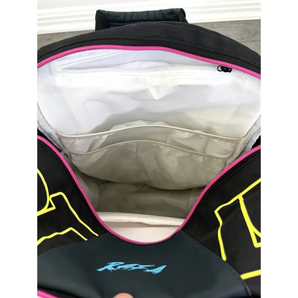 Babolat Pure Aero Rafa Tennis Backpack 3 Racquet Bag Navy Pink Yellow Rare